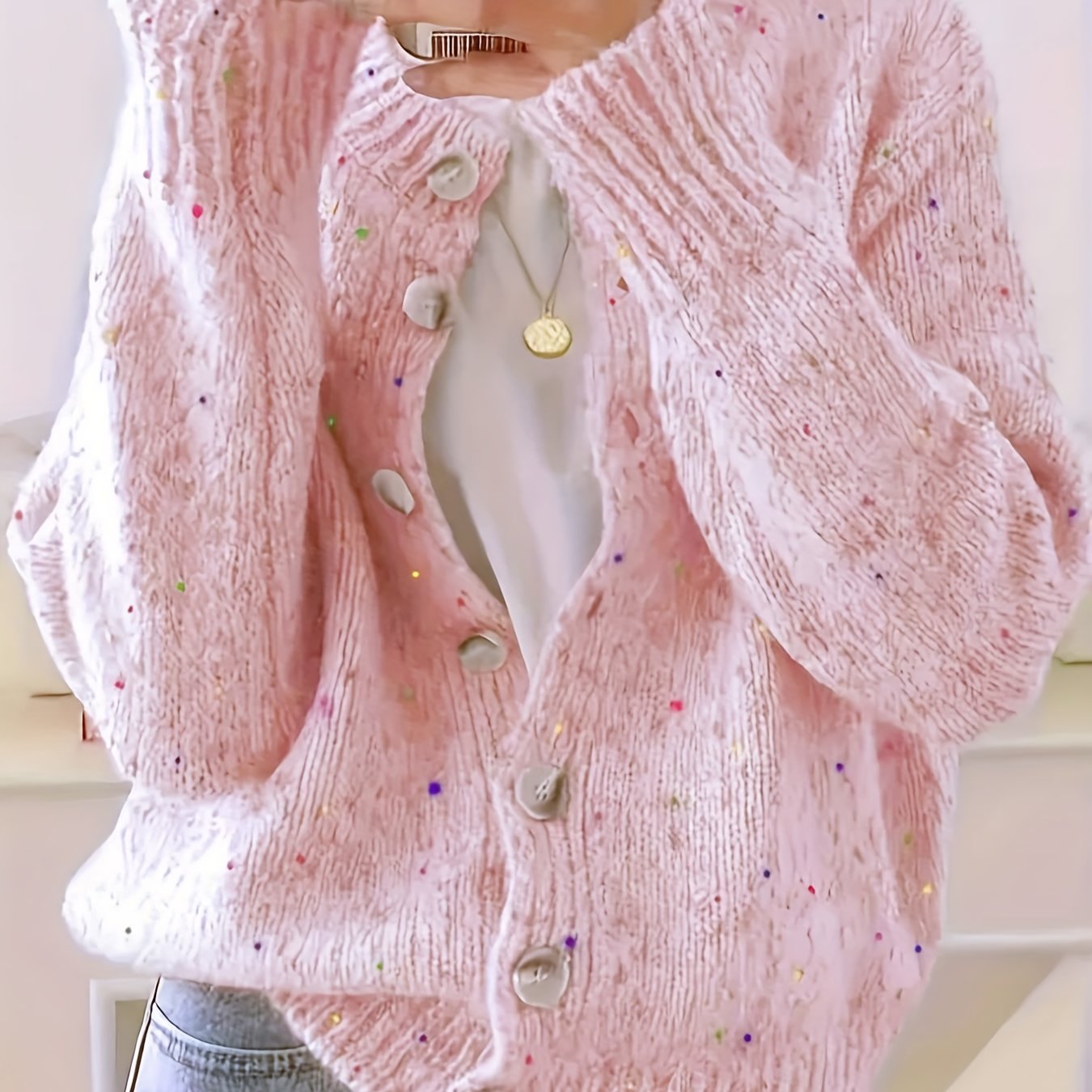 Elegant Colorful Cardigan