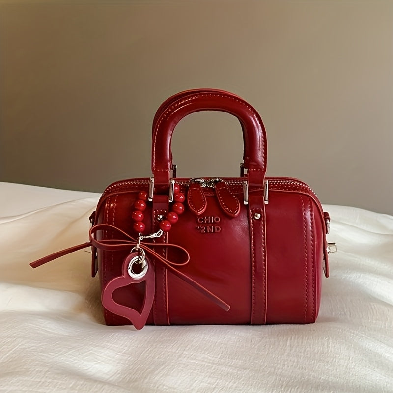 Red Boston Bag
