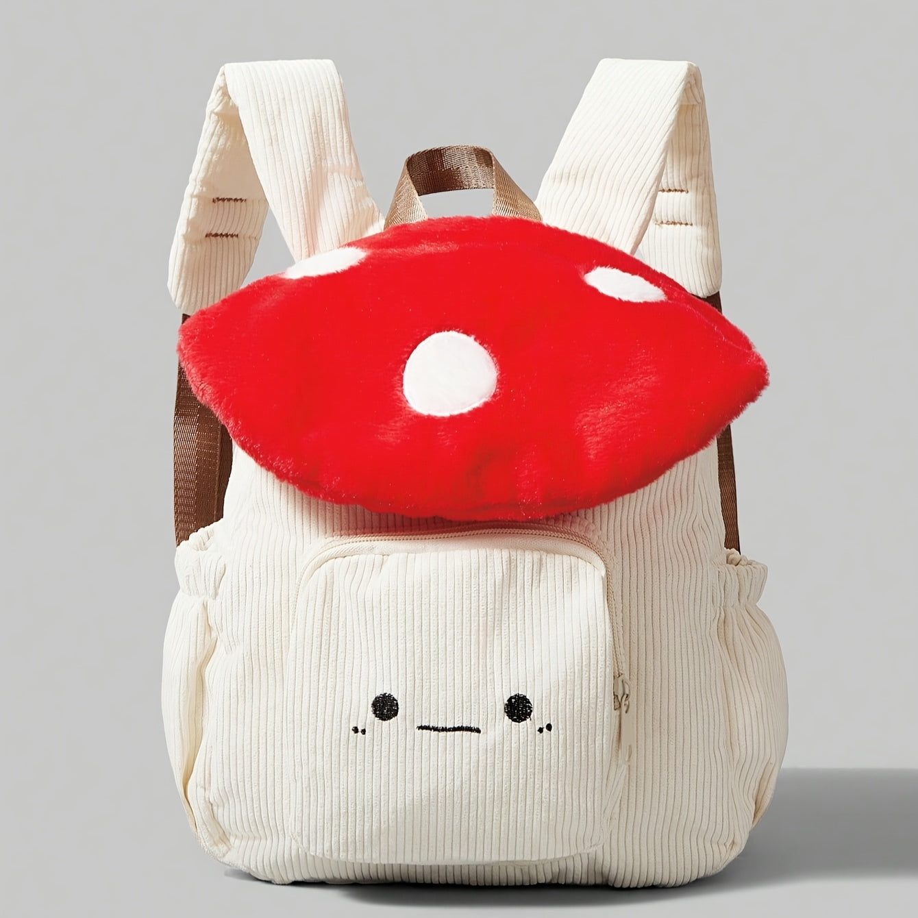 Mushroom Plush Backpack
