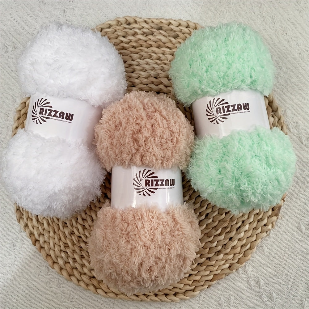 {3-Pack} Coral Fleece Soft Yarn