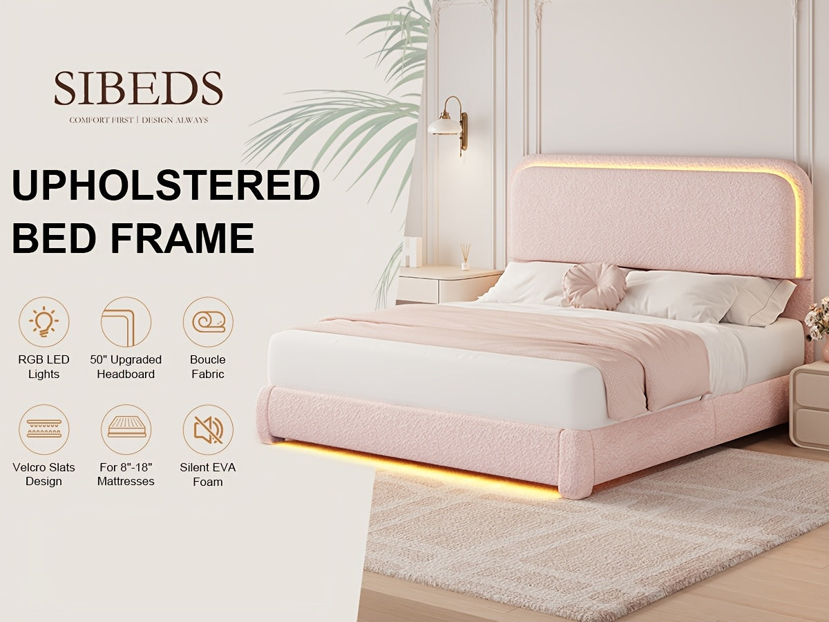 Full Size Soft Cloud Bed Frame