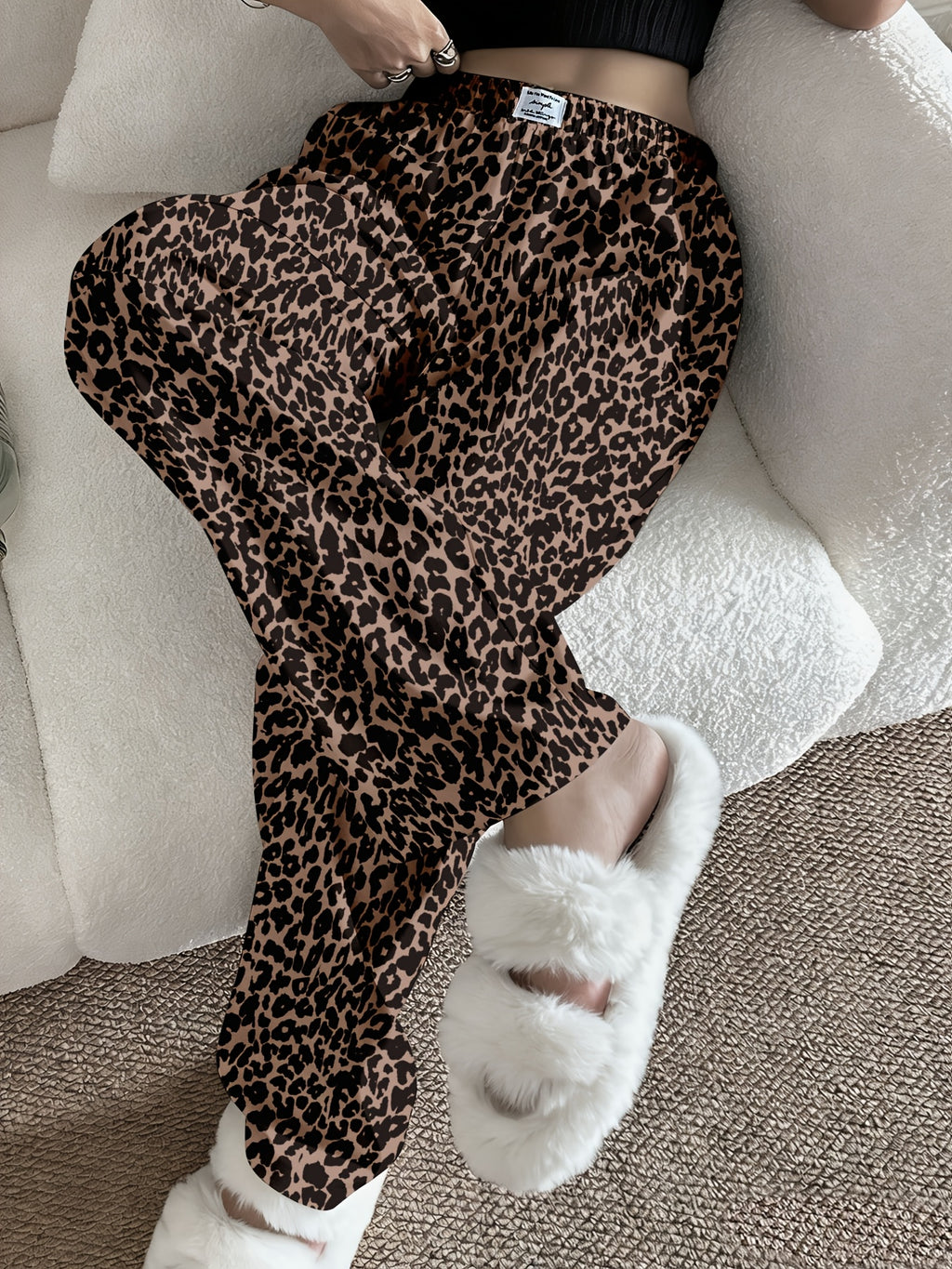 Leopard Print Lounge Pants