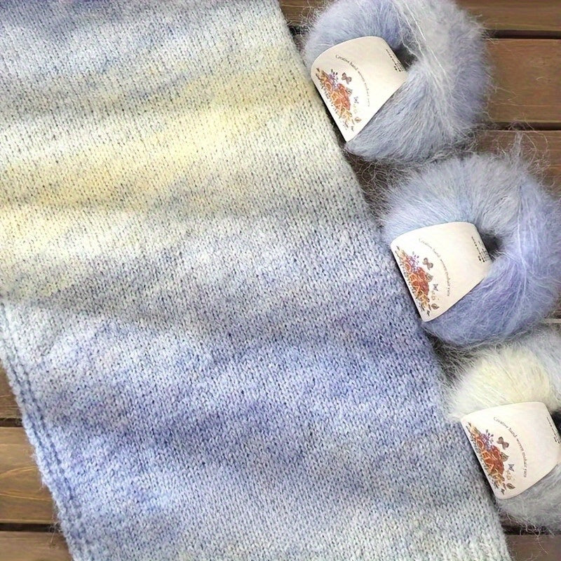 {6pcs} Soft Multicolor Gradient Yarn