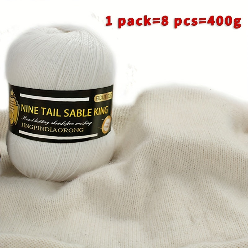 8rolls/pack Wool 10.00%, Cashmere 90.00% Yarn
