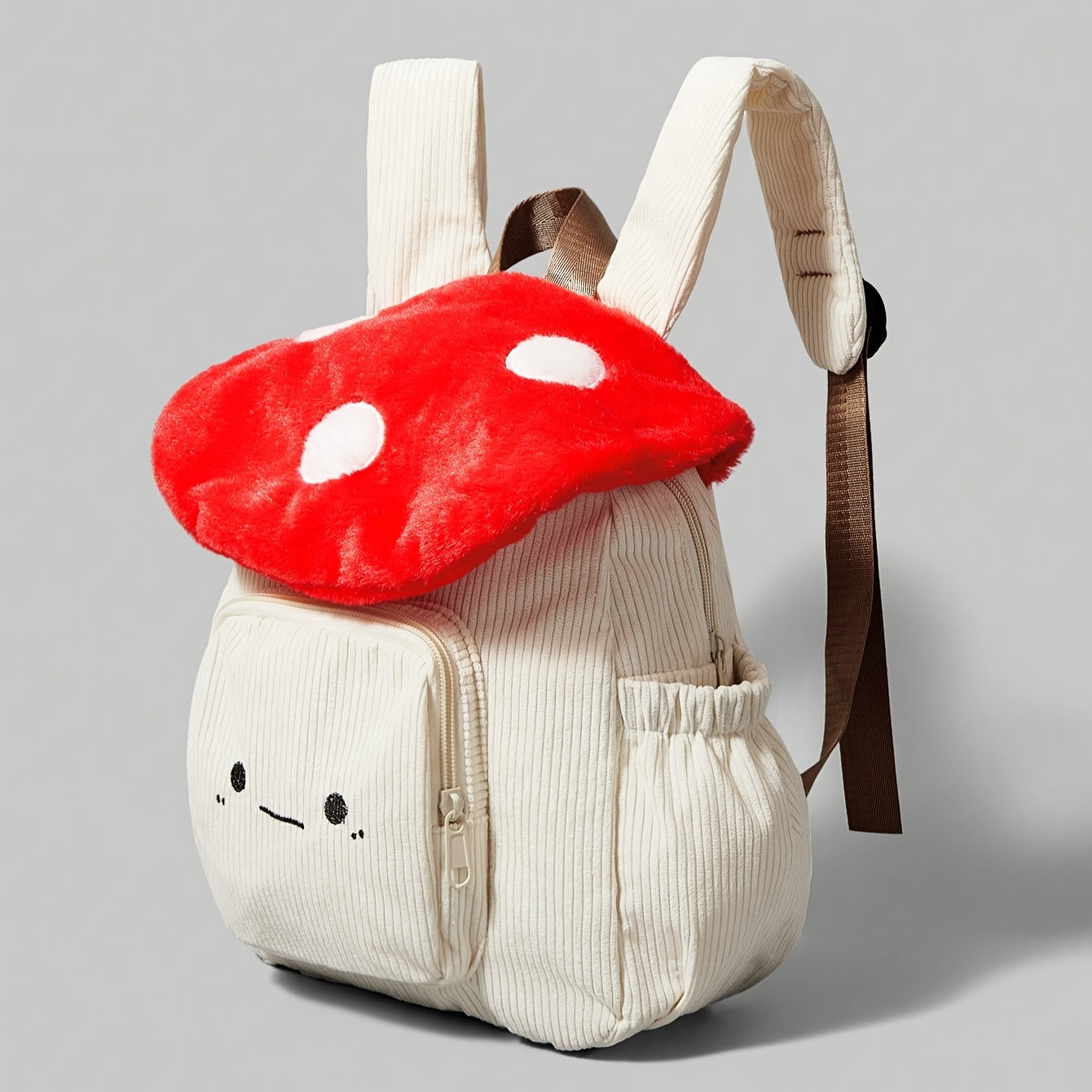Mushroom Plush Backpack
