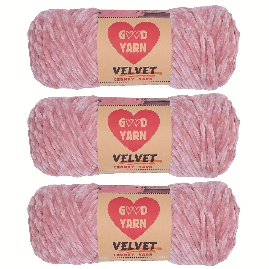 600g Big Chenille Velvet Yarn