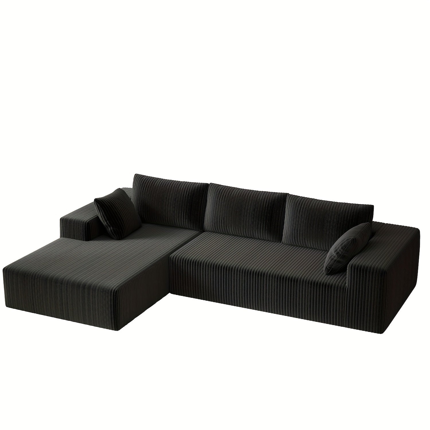 Modern Modular L-Shaped Living Room Cloud Sofa Set