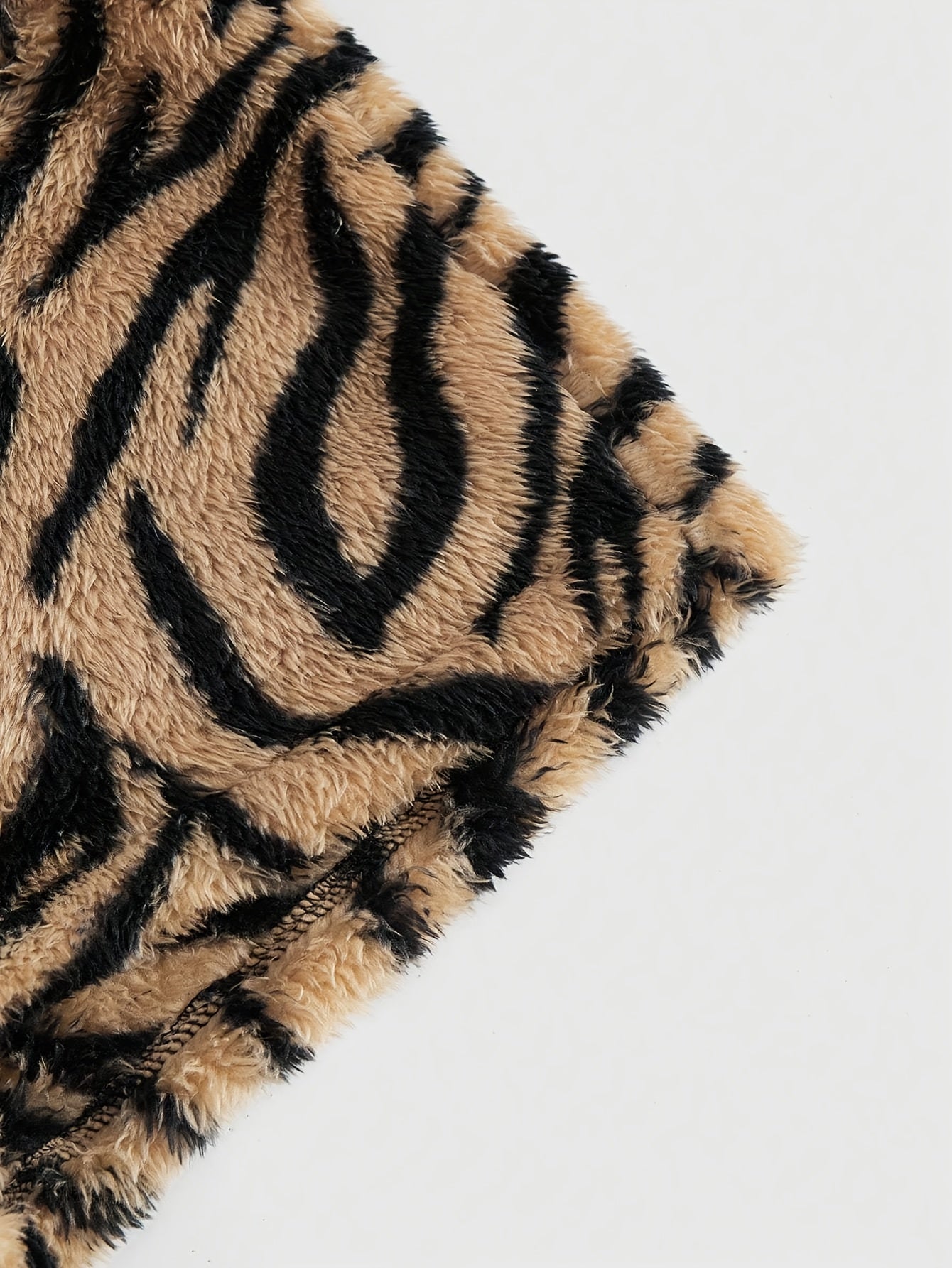 Leopard Print Fluffy Shorts