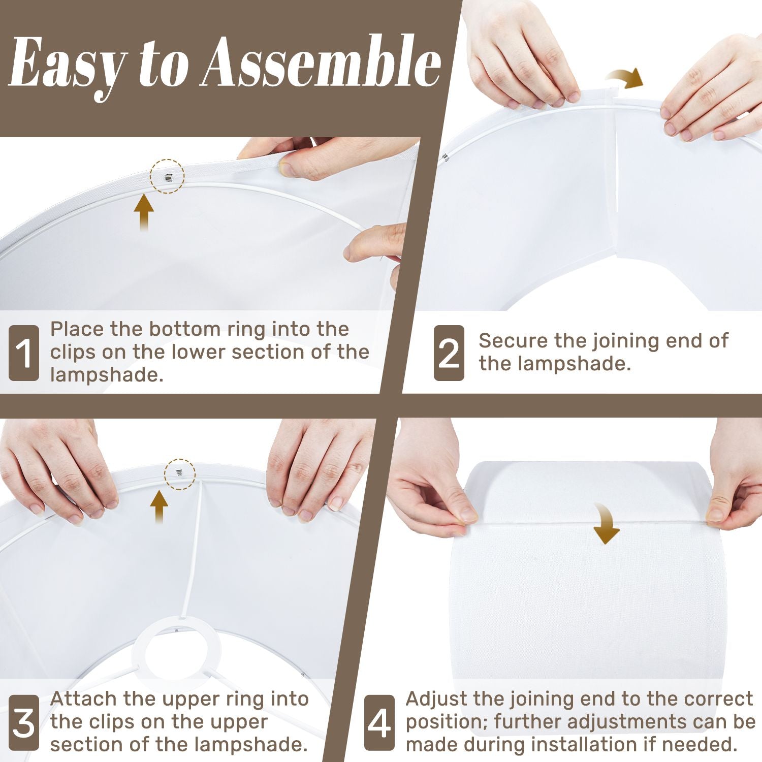 {2 Pack} Leopard Lampshades