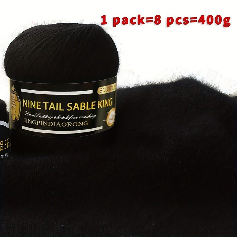 8rolls/pack Wool 10.00%, Cashmere 90.00% Yarn