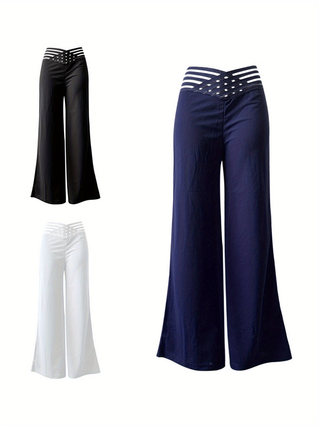 High-Waisted Wide Leg Pants