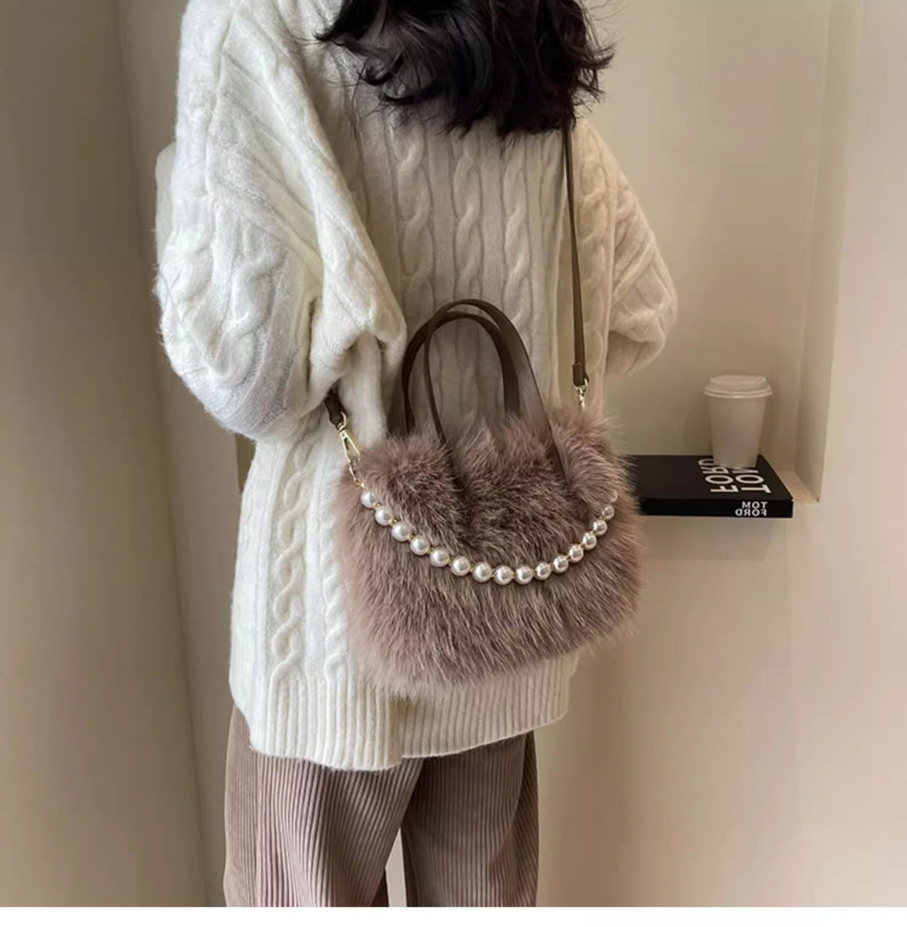 Plush Crossbody Bag