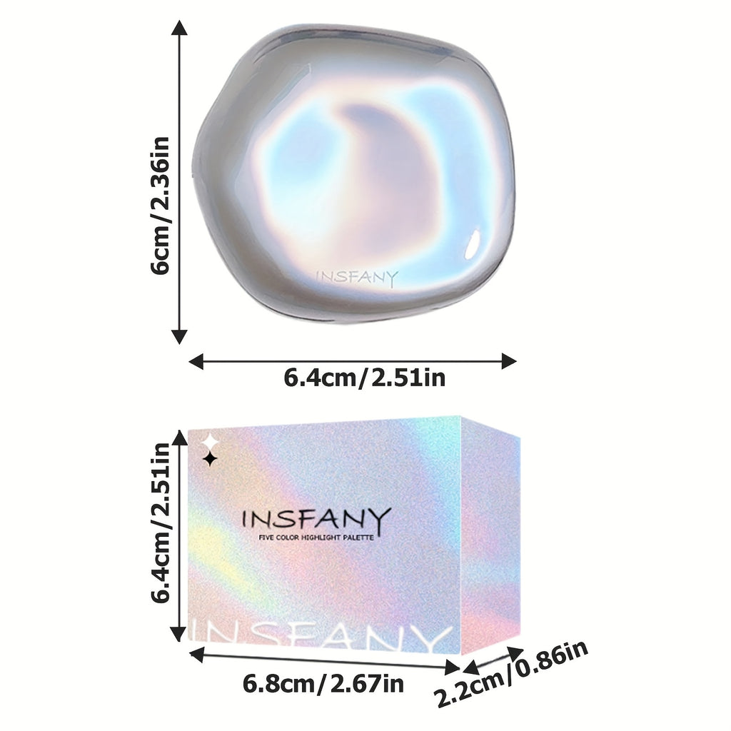Holographic Glitter Highlighter Palette