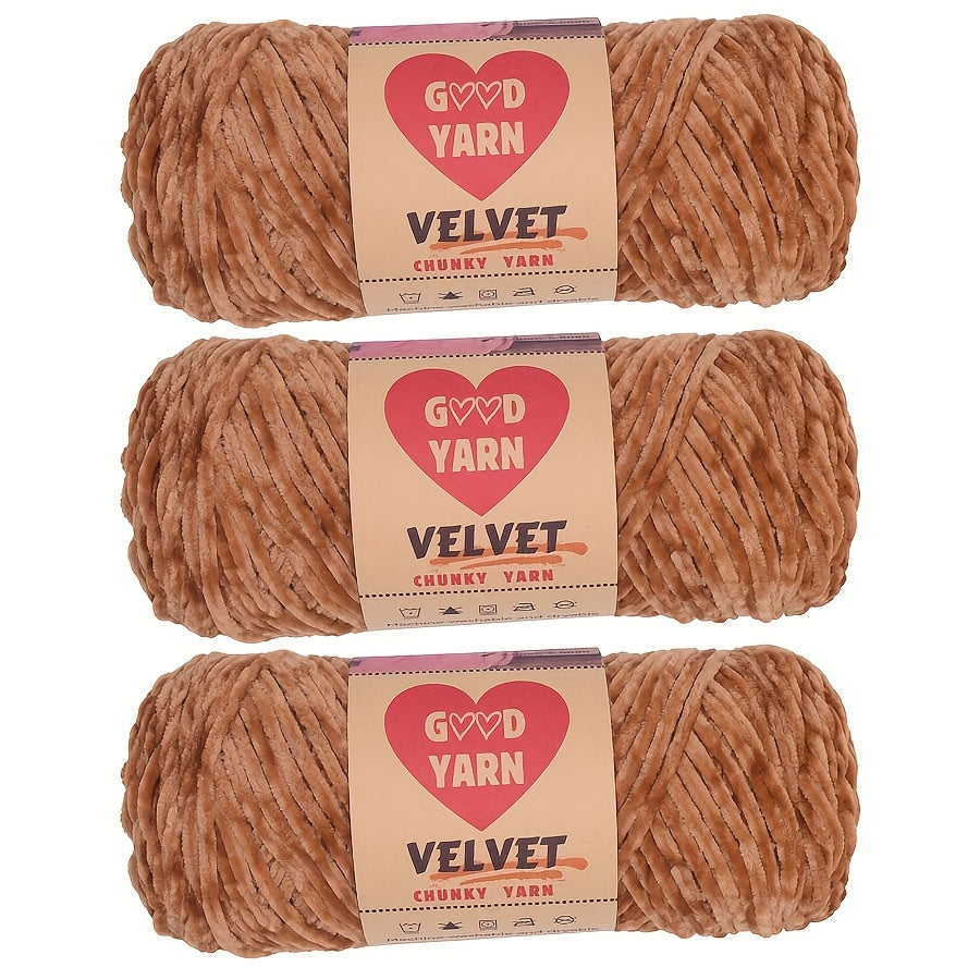 600g Big Chenille Velvet Yarn