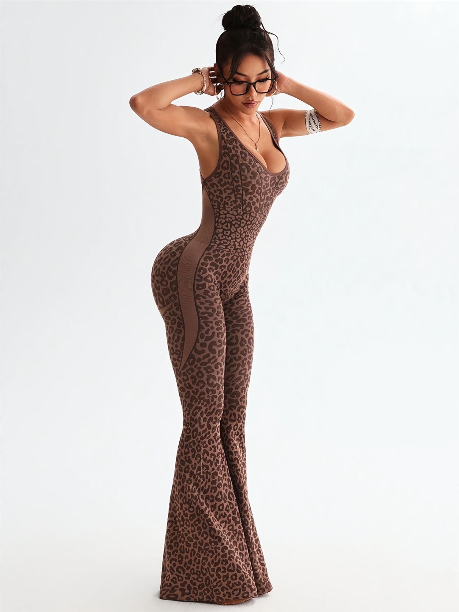 Leopard Print Jumpsuit