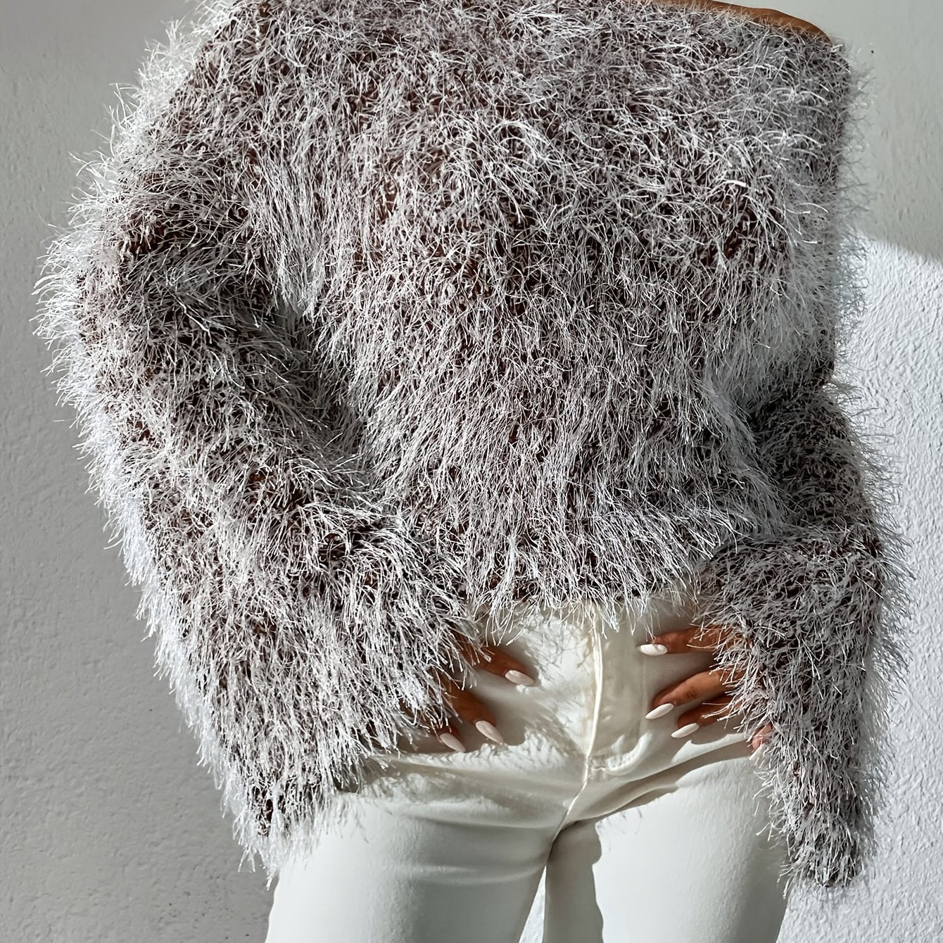 Off-the-Shoulder Sweater