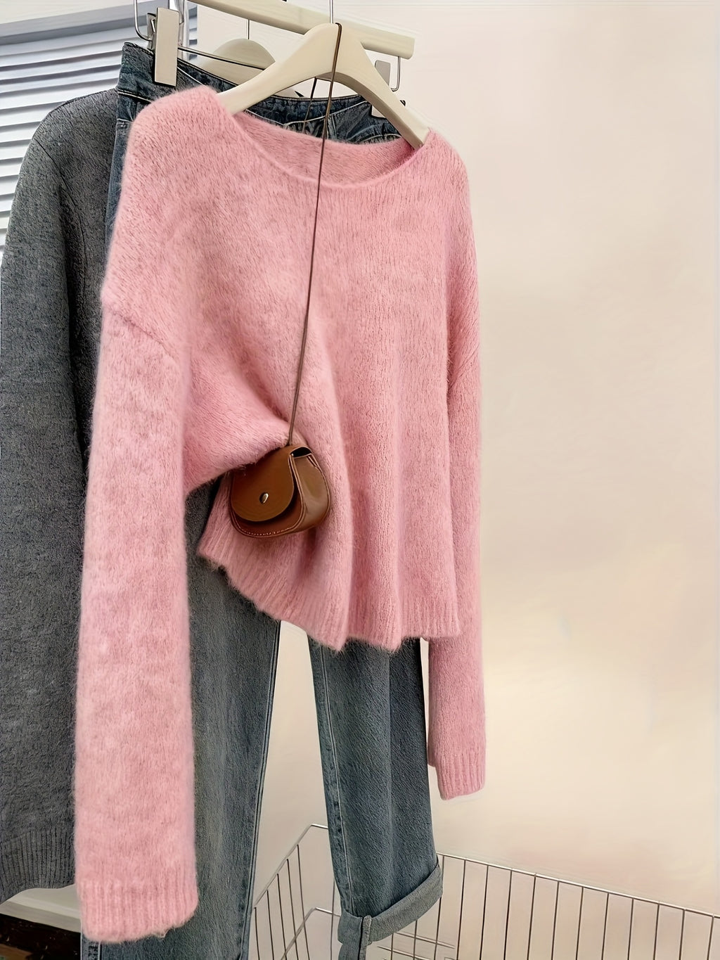 2025 New Christmas Casual Versatile Pullover Soft Short Sweater for Women Autumn Winter Base Layer