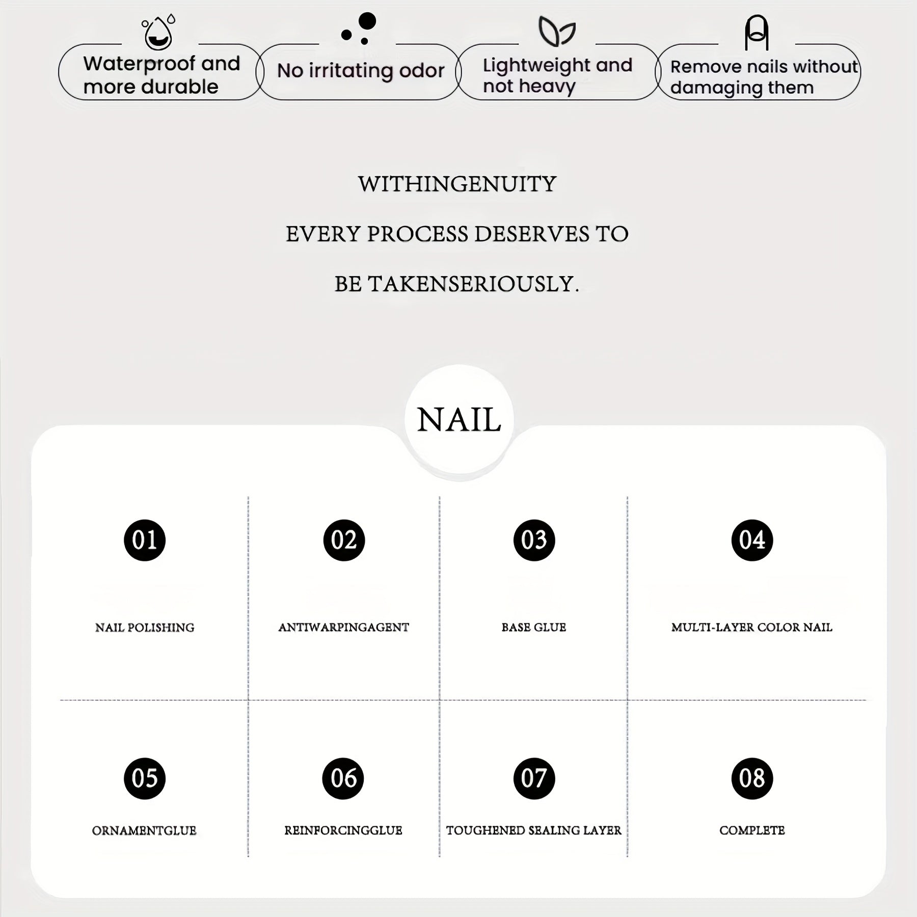 {24pcs} Shiny Flower Fake Nails