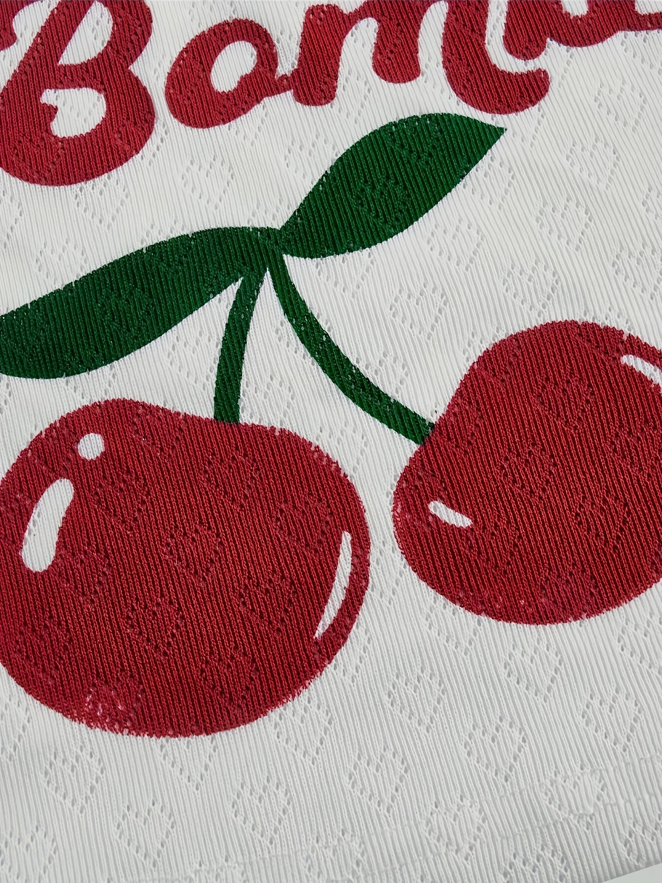 Cherry Bomb Lace Trim Strapless Tube Top