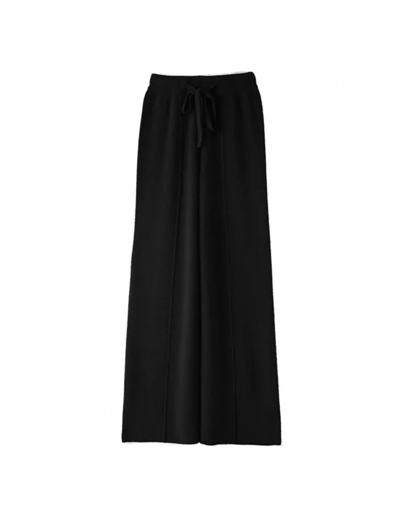 Women's High-Waisted Wide-Leg Pants - Winter New 2025 Dense Trousers with  Loop & Pockets, Straight-Leg -Skimming (Non-Mopping) Length, Machine Washable Elegant Trousers for Dresses/Skirts/Blouses (Style 54) - Autumn/Winter