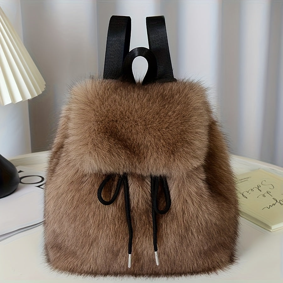 {1pc} Faux Fur Backpack