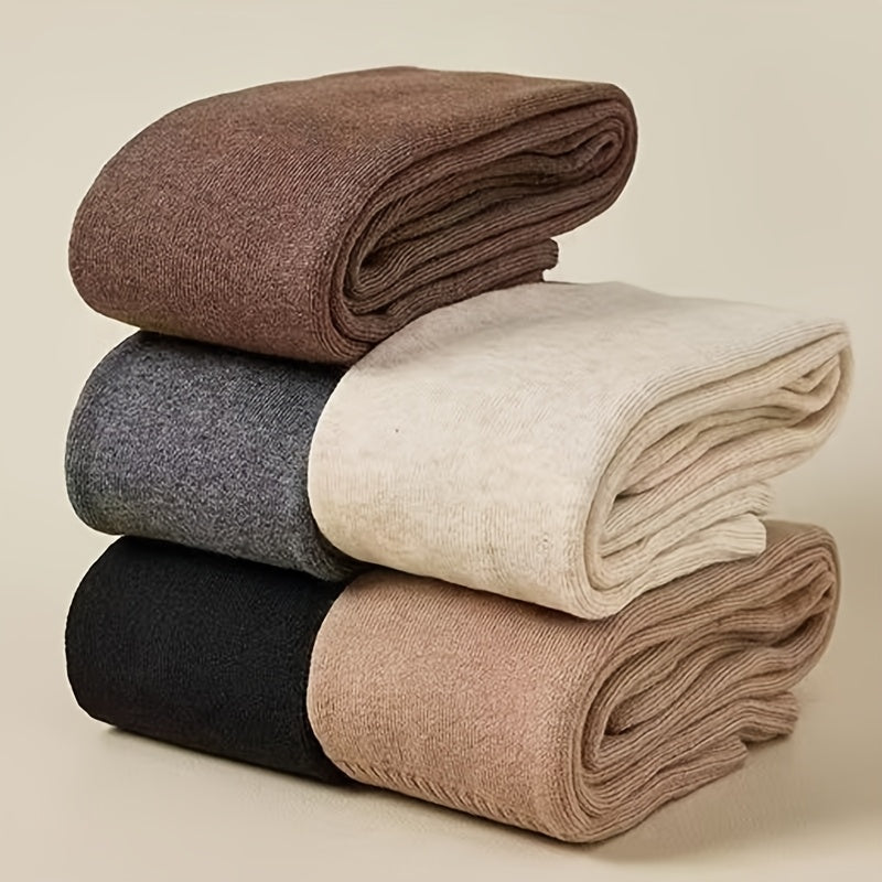 5 Pairs Autumn Winter Over-the-Knee Socks