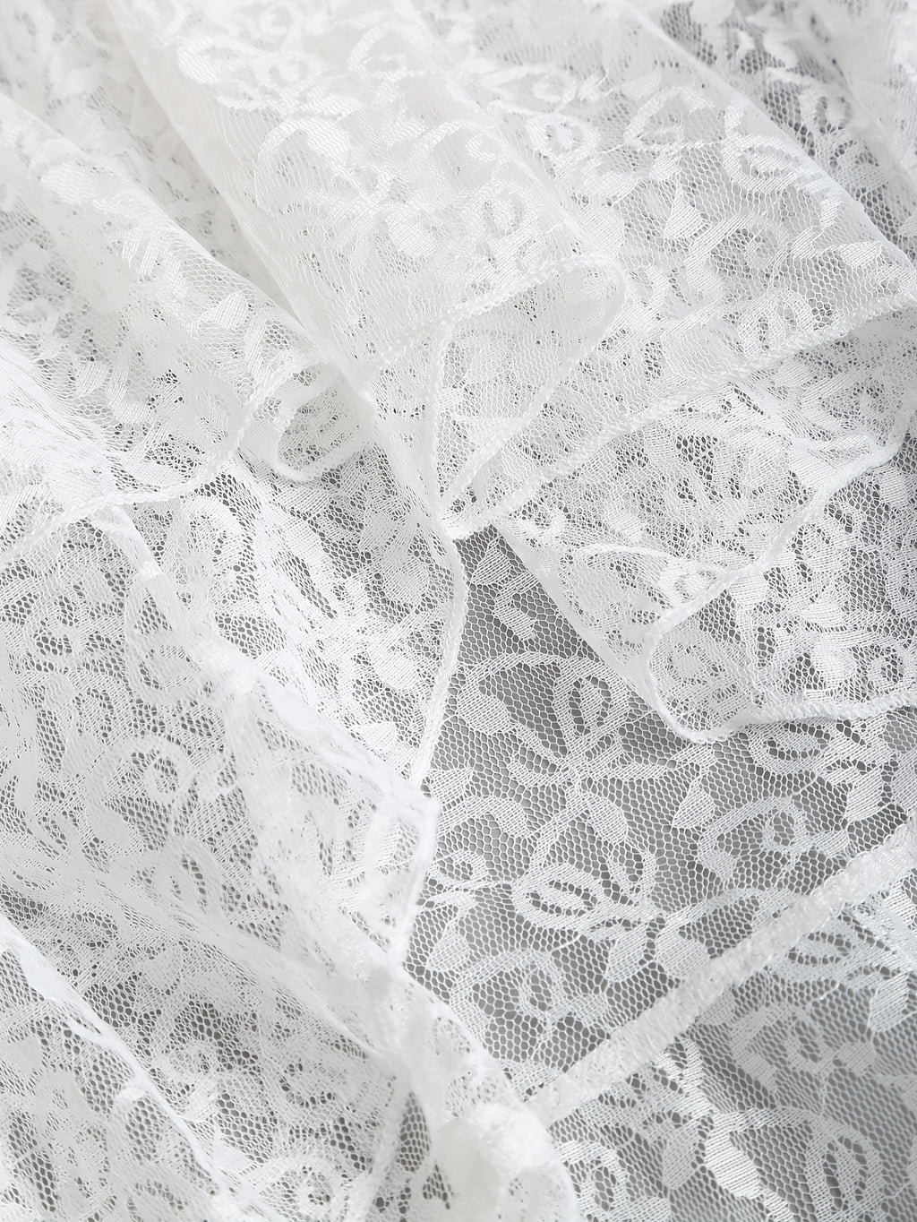 Women'S Elegant Solid Color Lace Pleated Skirt - Y2K Style, Contrast Lace Detail, Summer Fashion, Pleated Skirt | Lace Skirt | Ruffled Hem Skirt, Lace Skirt