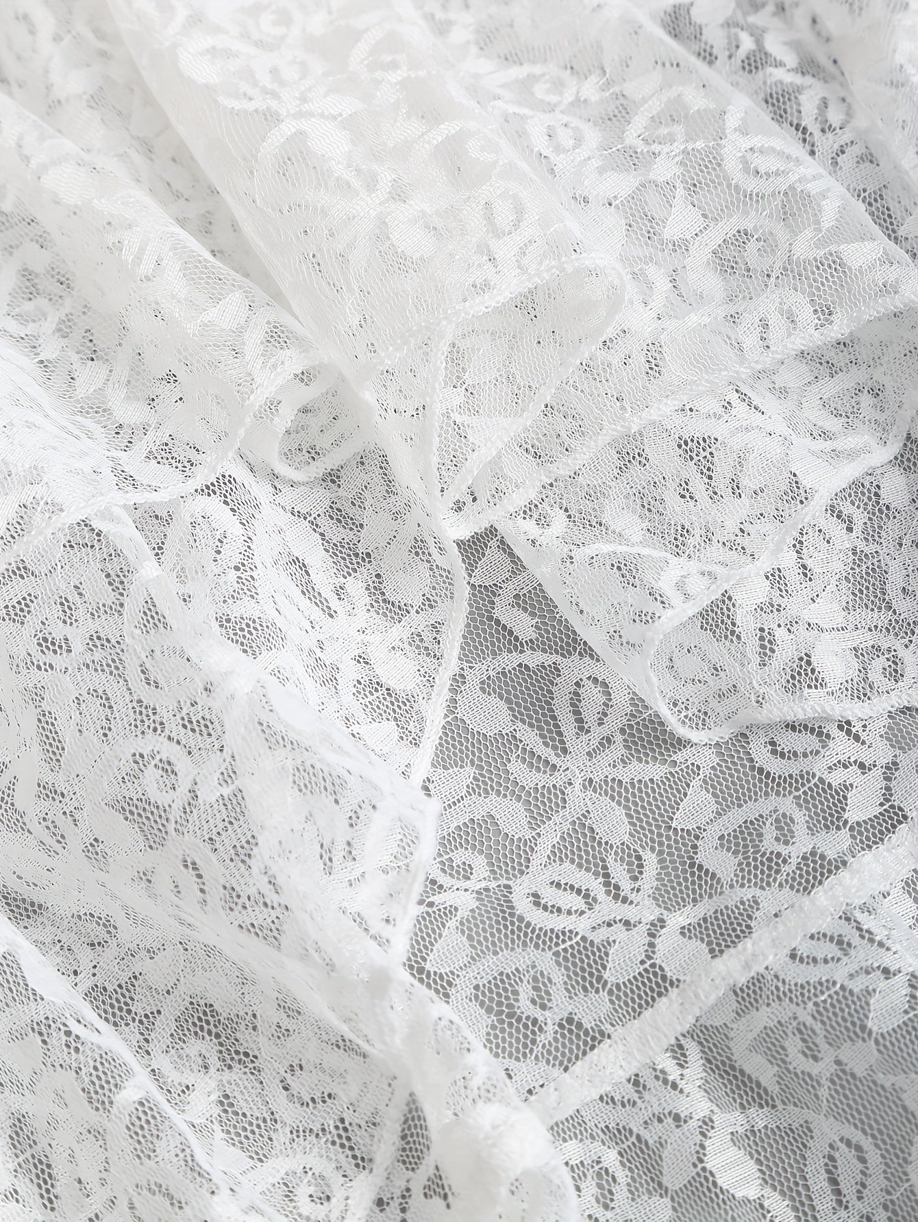 Women'S Elegant Solid Color Lace Pleated Skirt - Y2K Style, Contrast Lace Detail, Summer Fashion, Pleated Skirt | Lace Skirt | Ruffled Hem Skirt, Lace Skirt