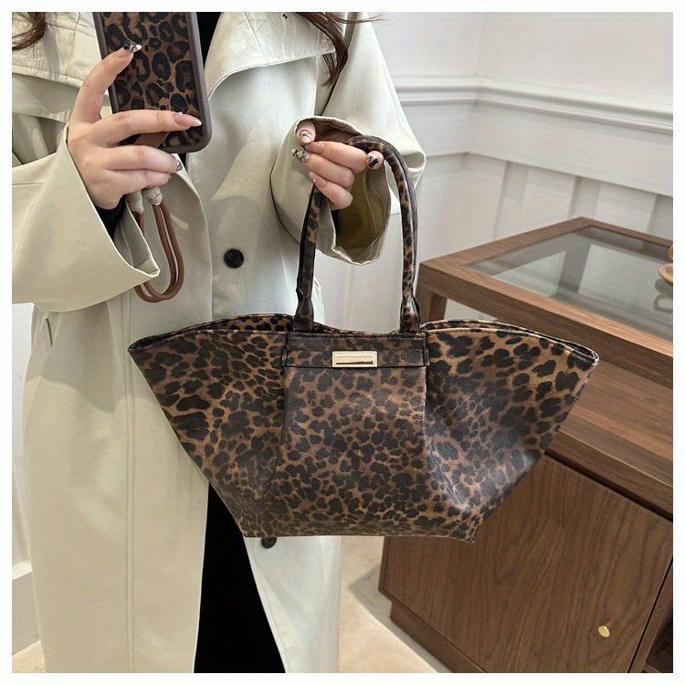 Leopard Print Tote Bag