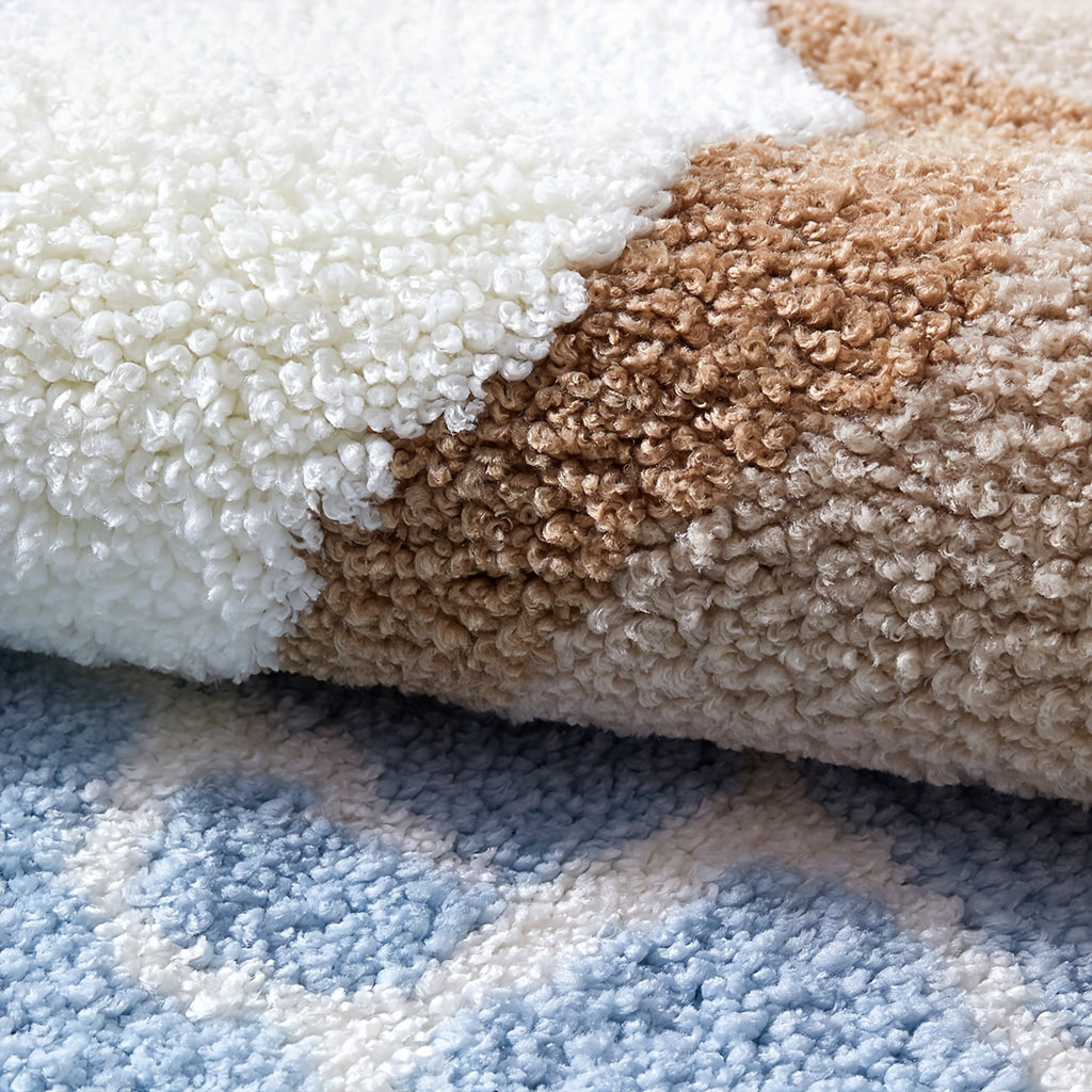 {1pc} Seashore Plush Bath Mat