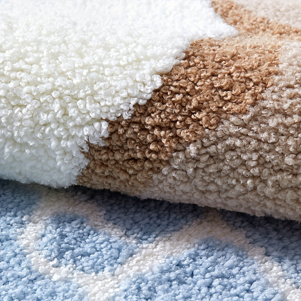 {1pc} Seashore Plush Bath Mat