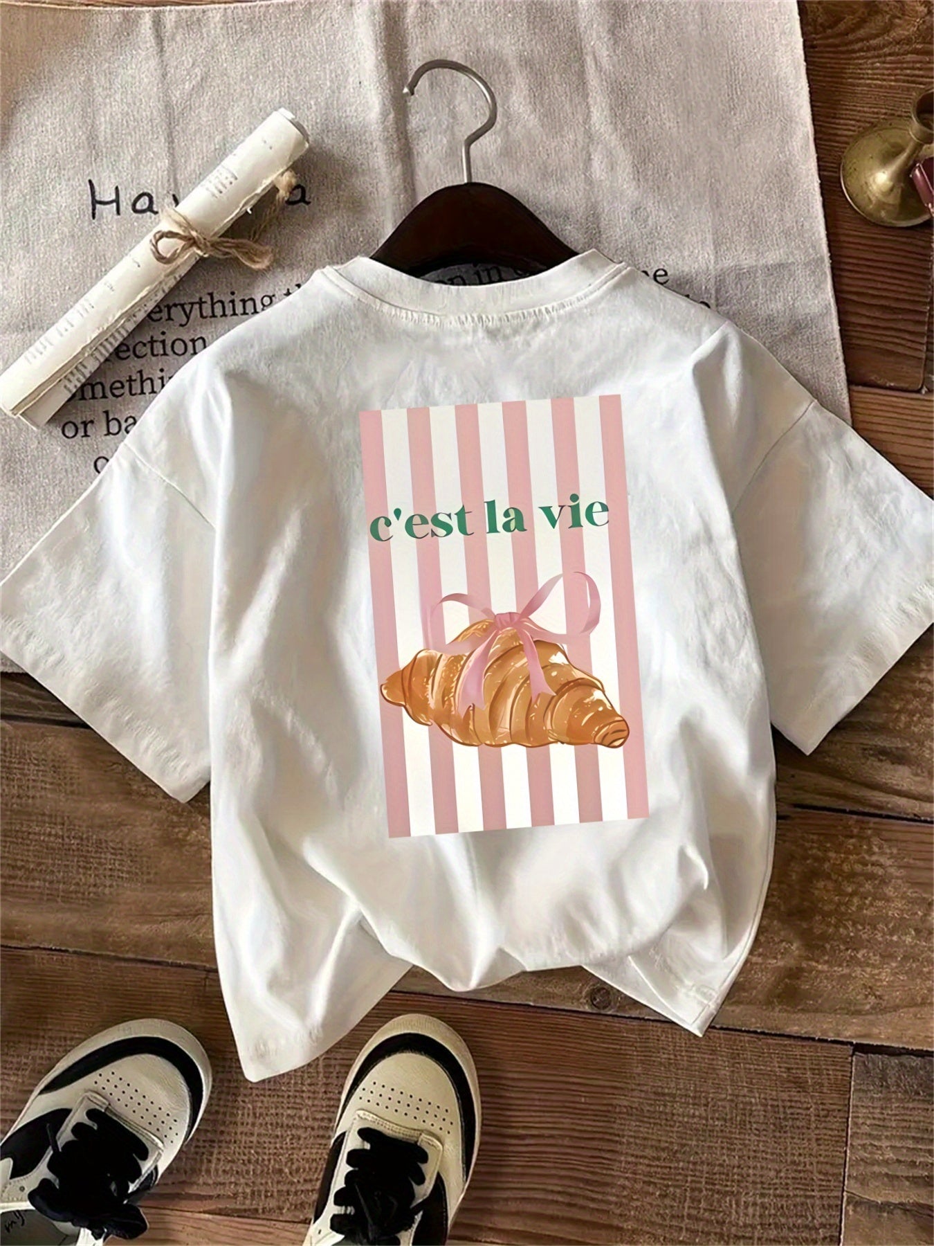 Casual Short Sleeve Crew Neck T-Shirt