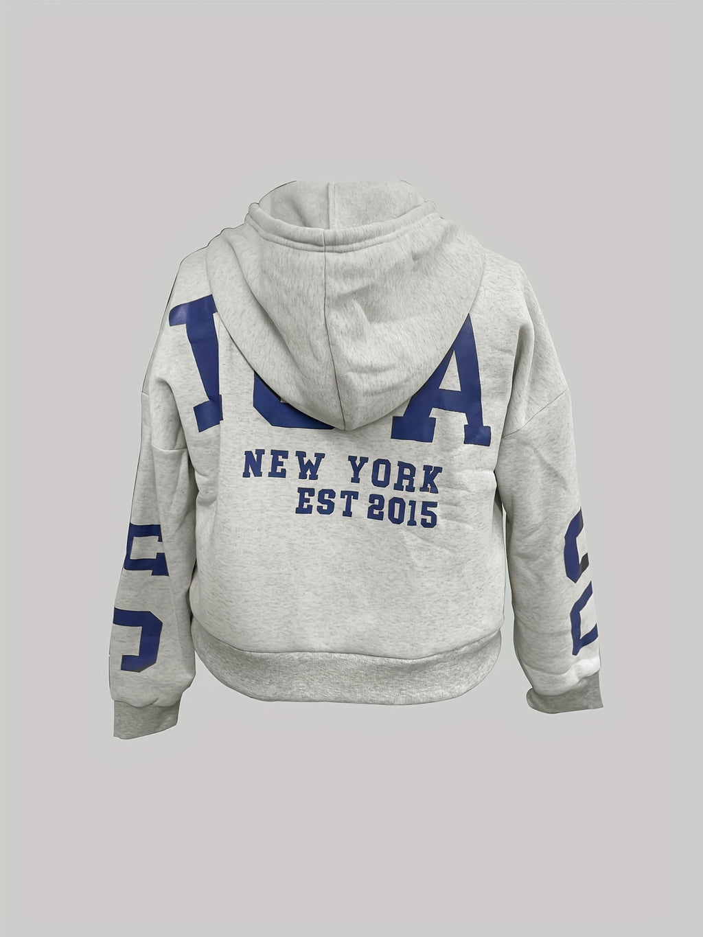 Oversized Letter Graphic Hoodie