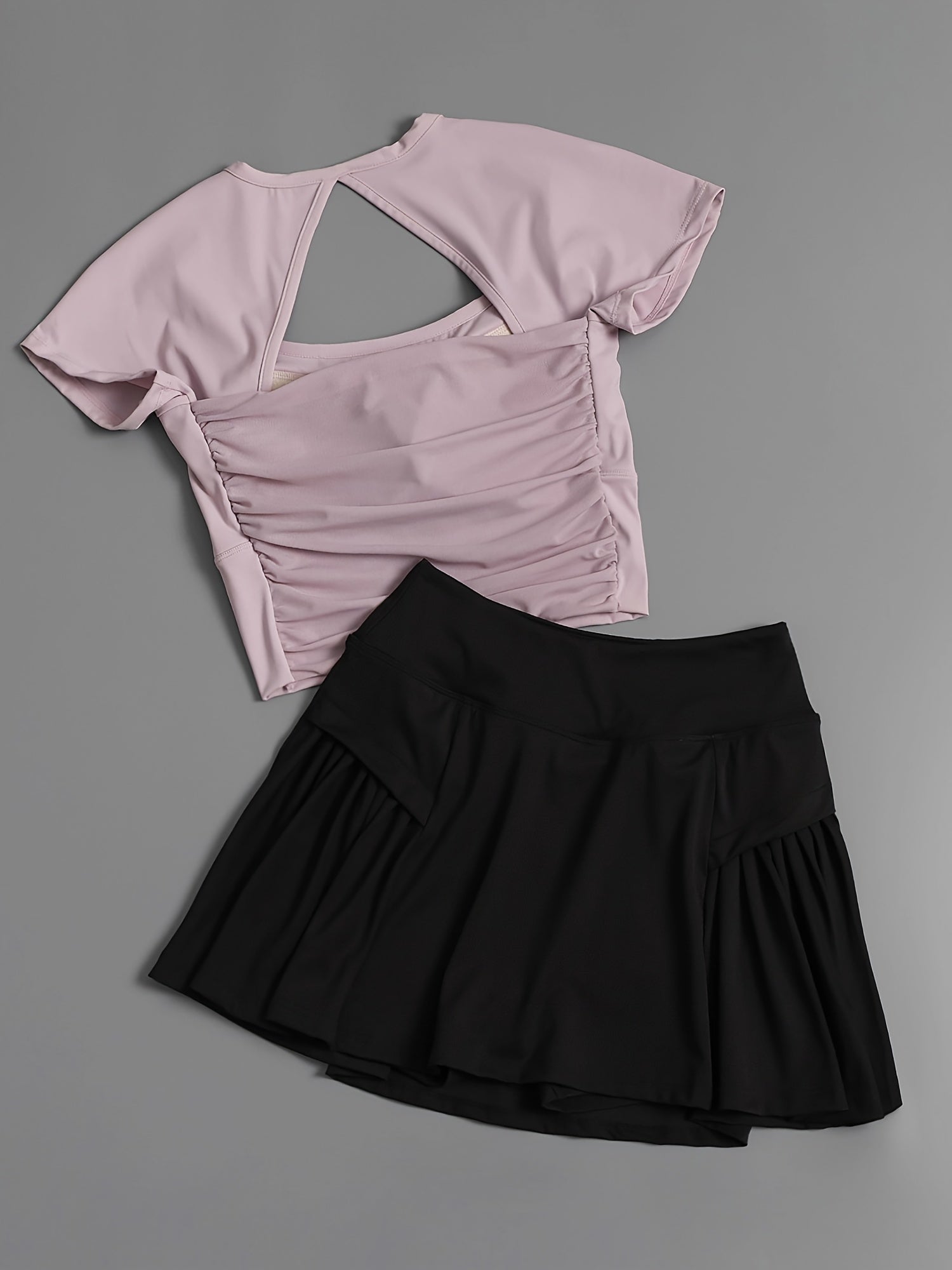 A Stylish Two-Piece Sports Outfit