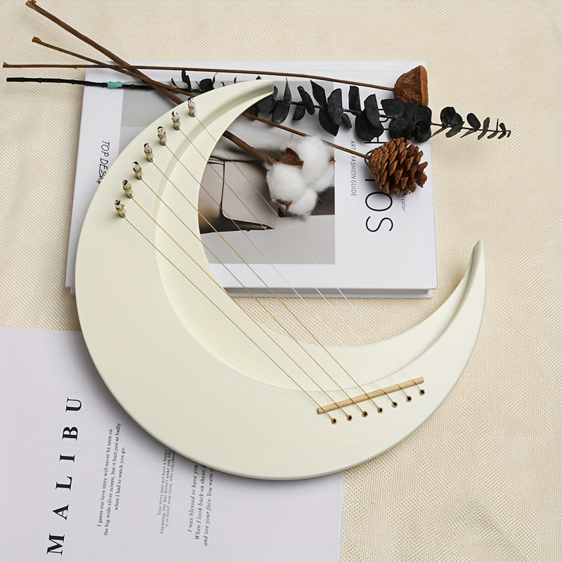 Mahogany Moon Lyre Harp