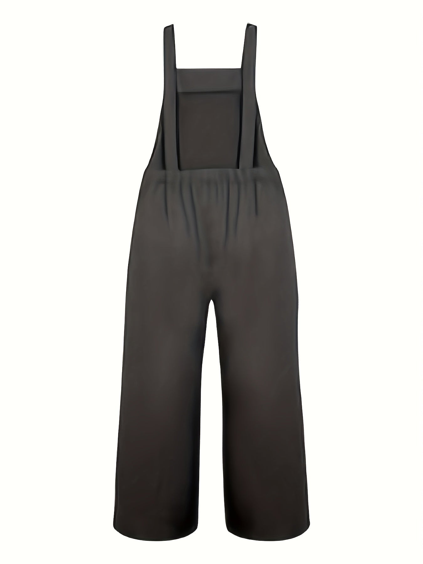 Solid Color Slingback Jumpsuit with Pocket