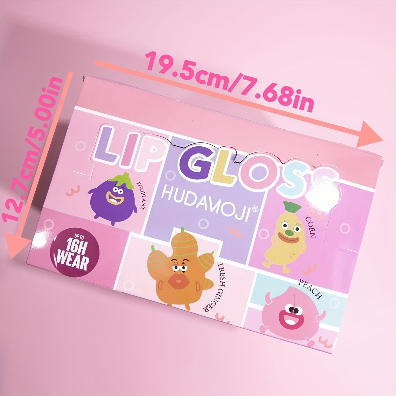 24pcs Fruit Flavored Moisturizing Lip Balm Set with Fruit Charm