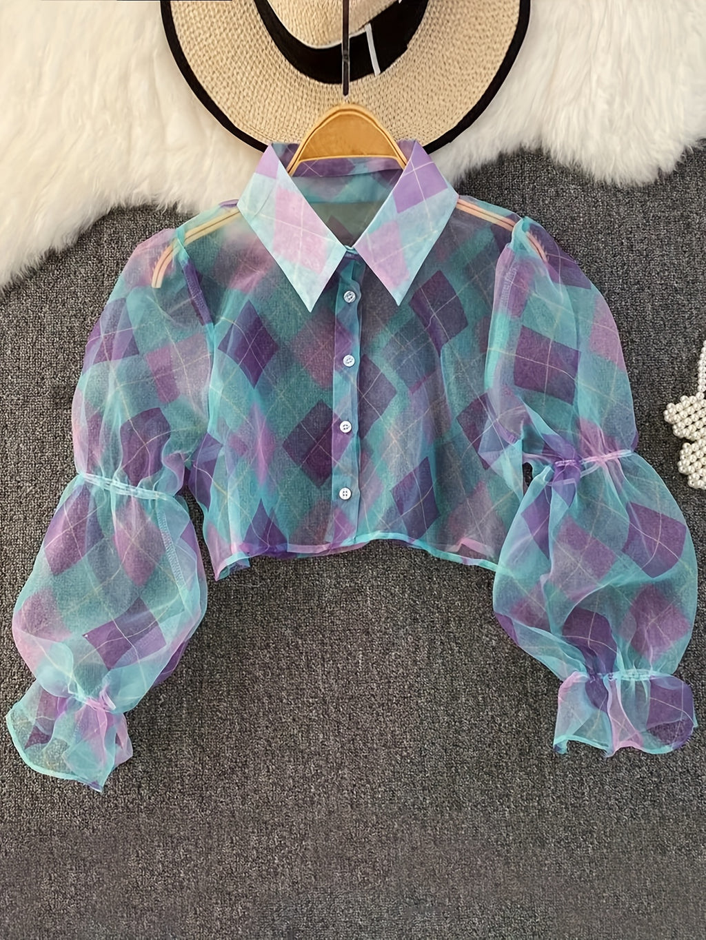 Lightweight Sheer Mesh Shirt