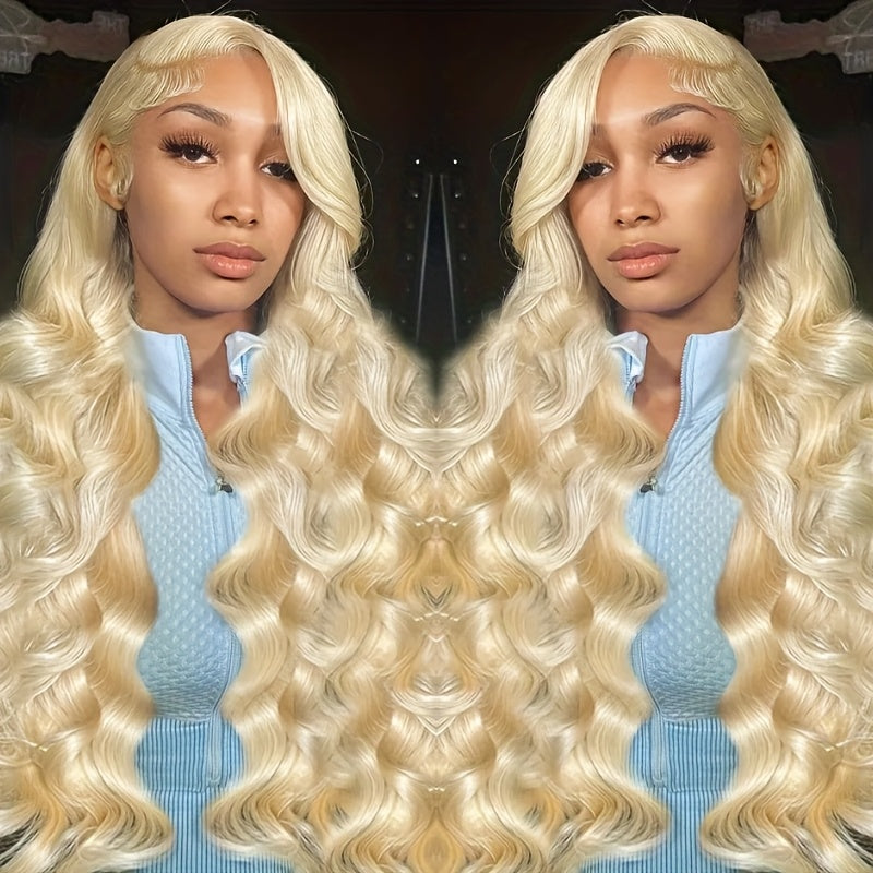 Blonde Human Hair Body Wave HD Lace Wig