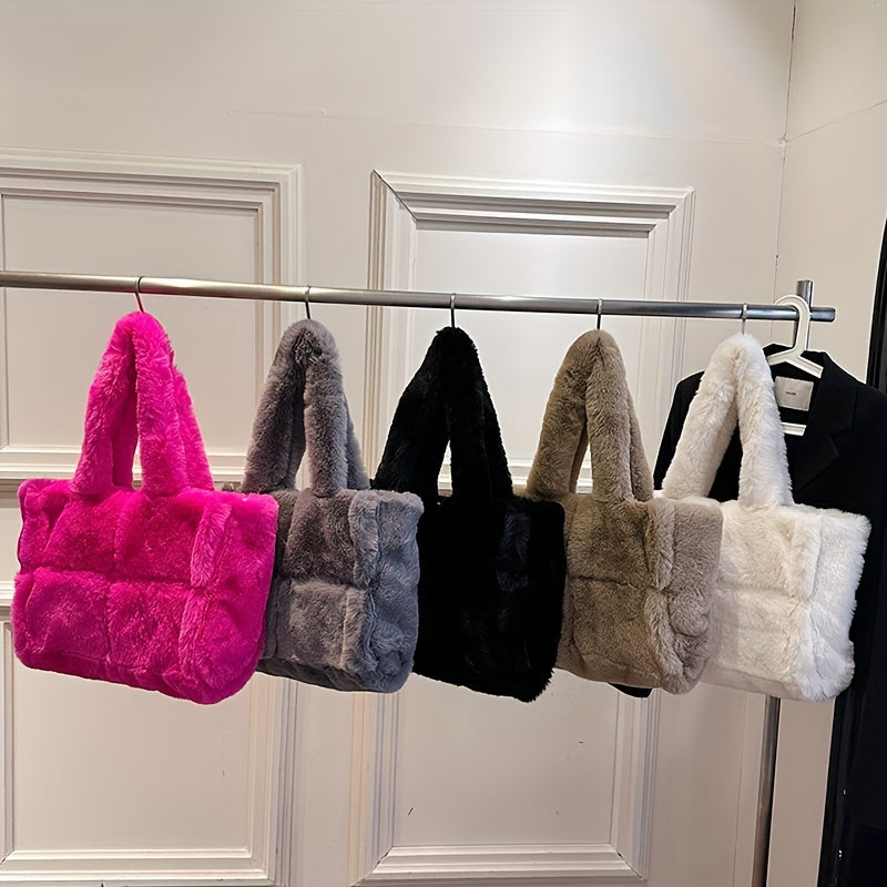 Faux Fur Shoulder Bag