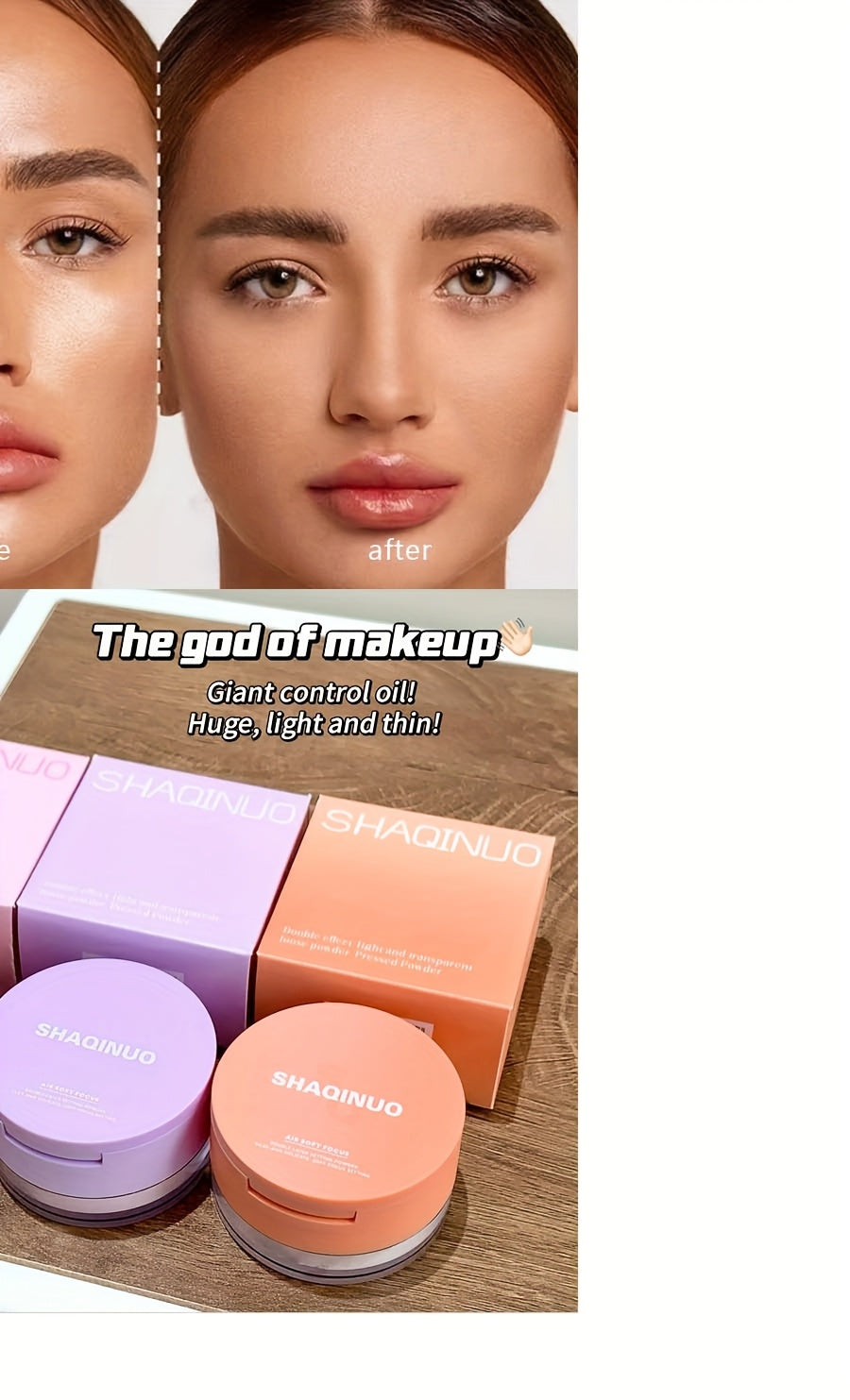 Dual-Effect Translucent Loose Powder