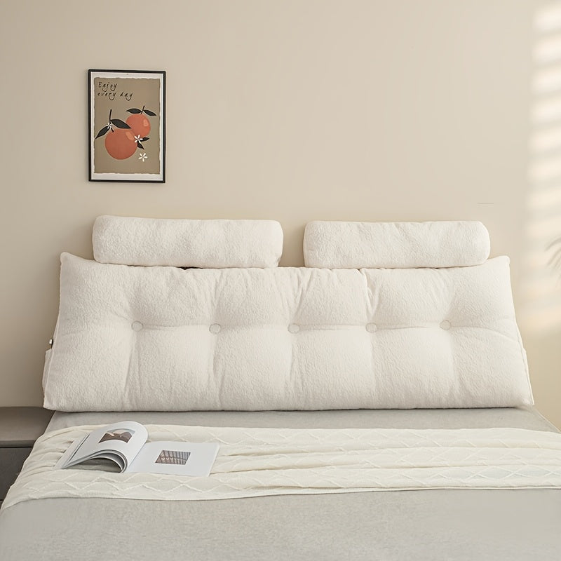Teddy Fleece Triangular Headboard Cushion