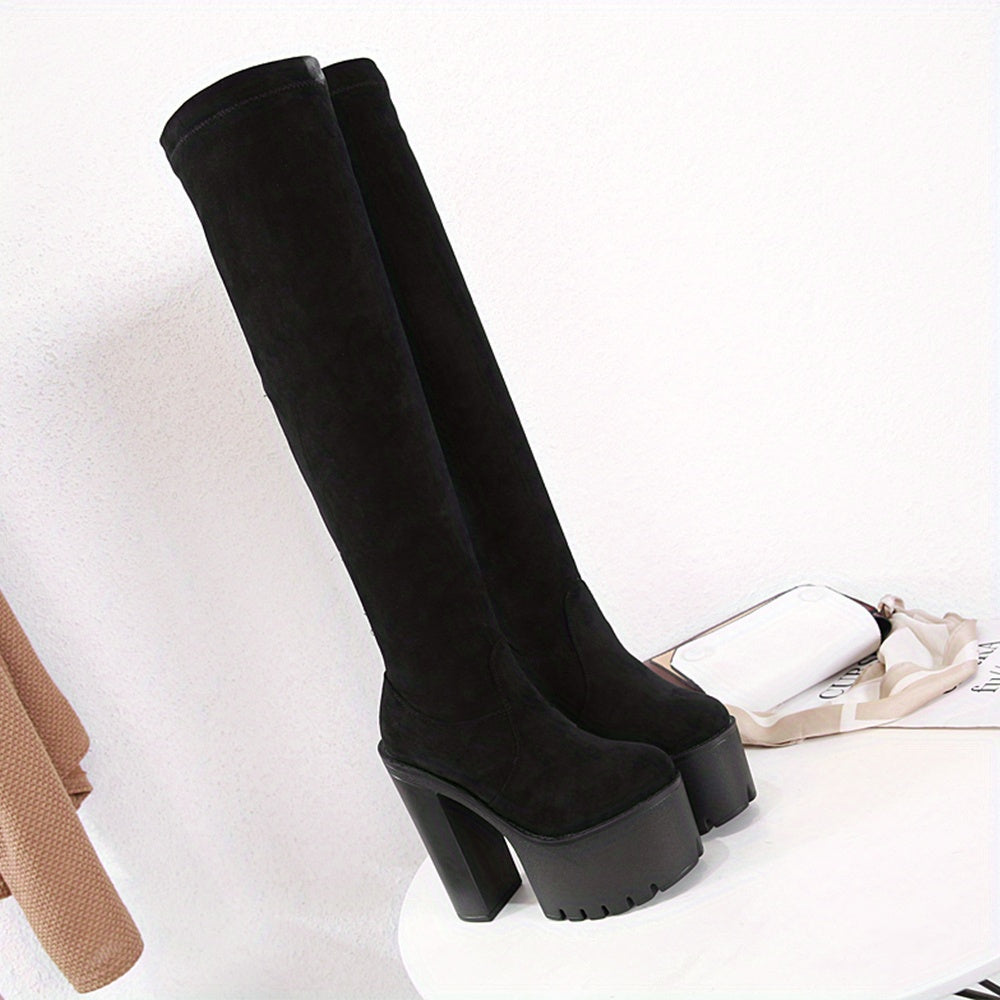 Block Heeled Boots