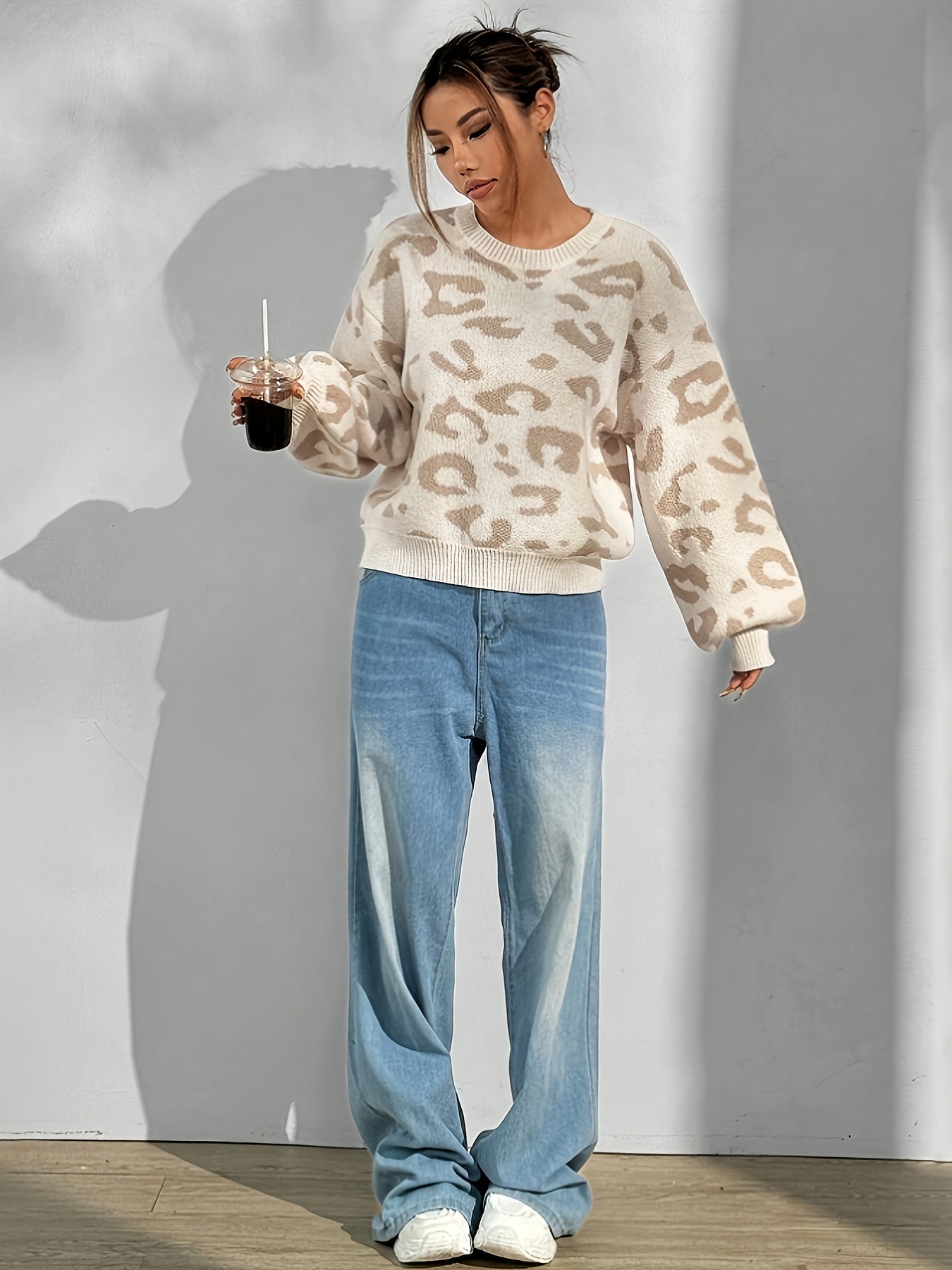 Leopard Print Sweater