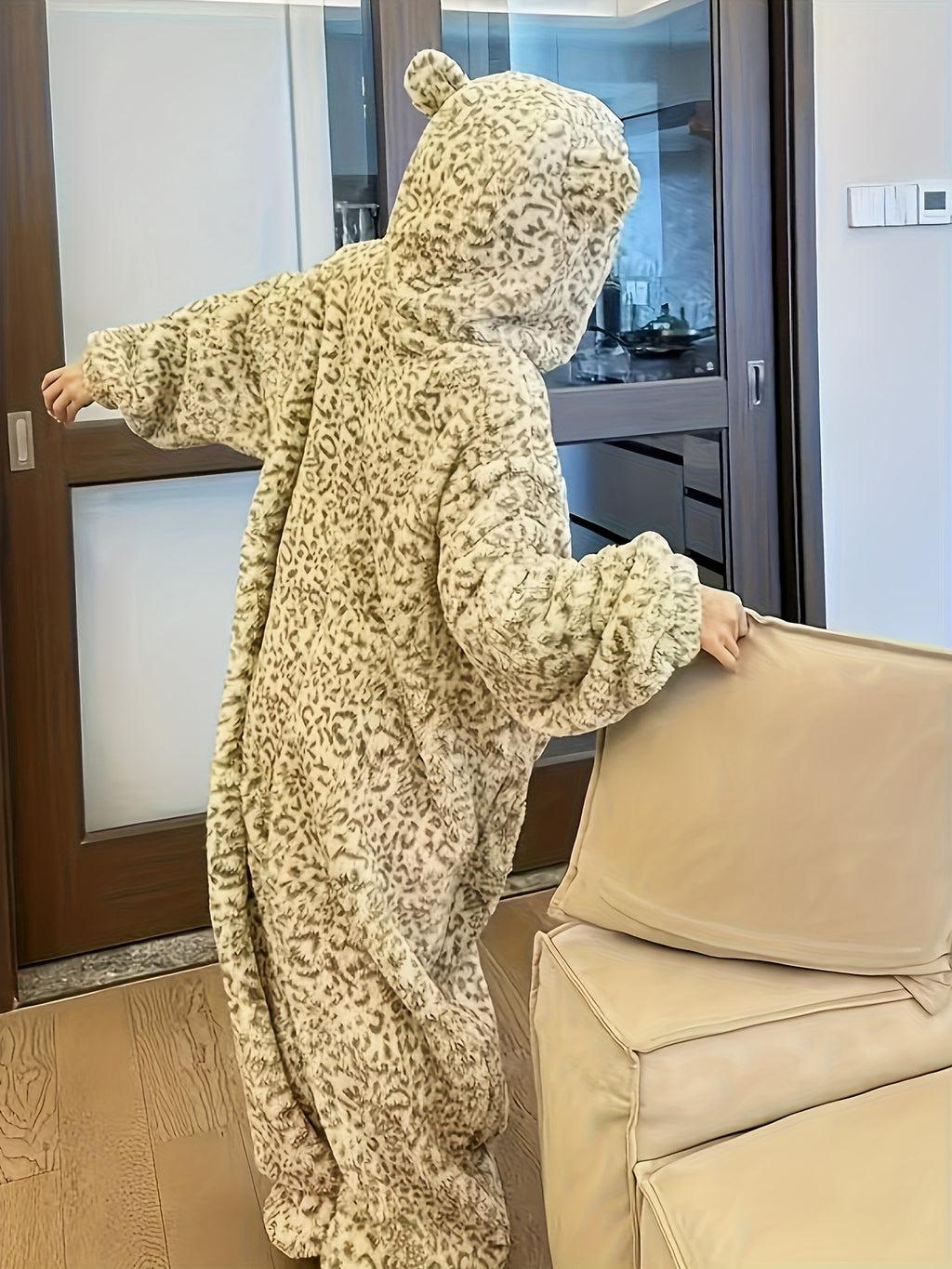 Leopard Print Onesie