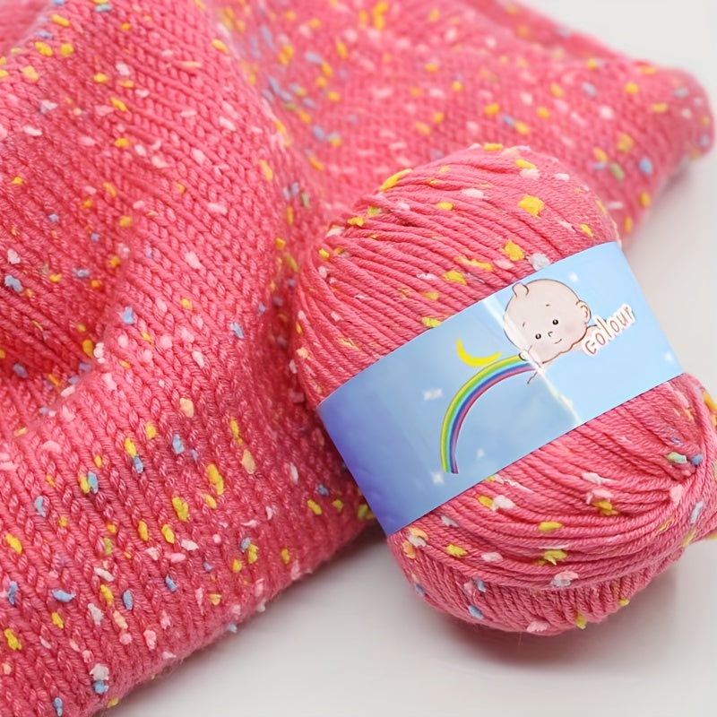 5rolls/0.55lb Color Dot Fleece Ball