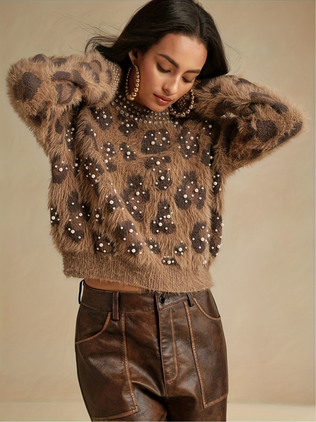 Luxurious Leopard Sweater