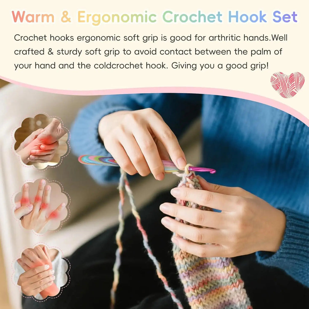 Rainbow Crochet Set