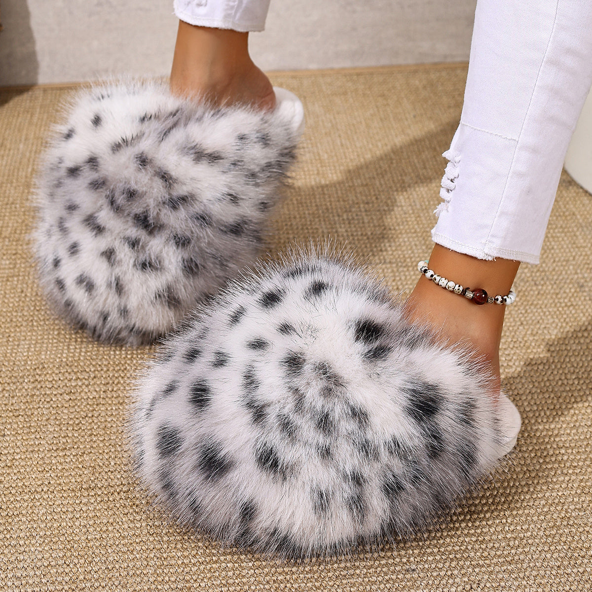 Cozy Leopard Slippers