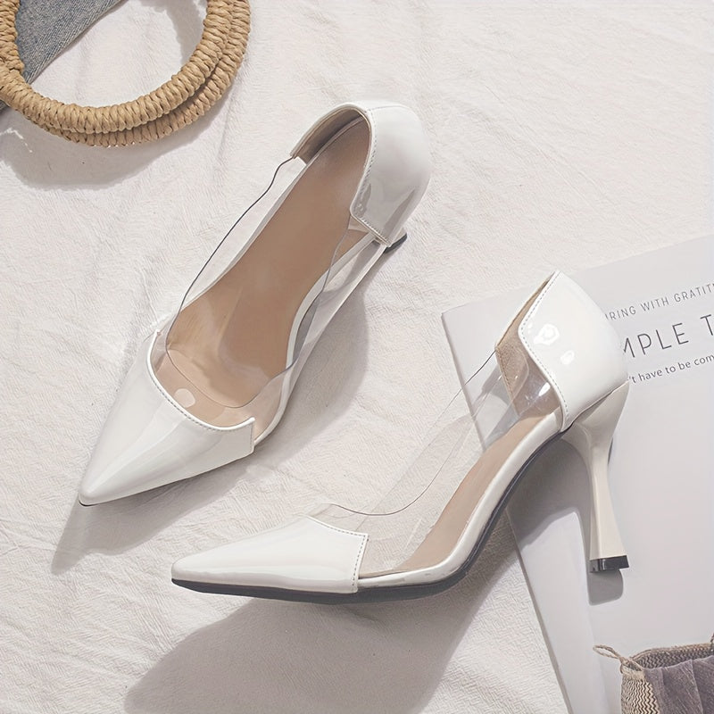 Pointed-Toe Stiletto High-Heel Shoes